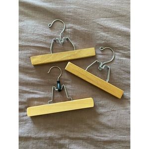 Bundle of 3 Wood Hangars